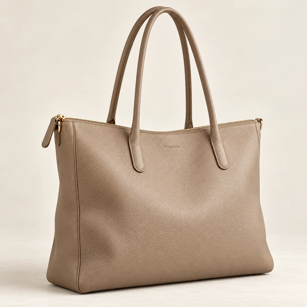 Audrey Soft Tote in Taupe